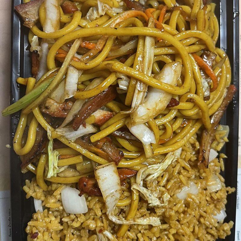 C12.Roast Pork Lo Mein.