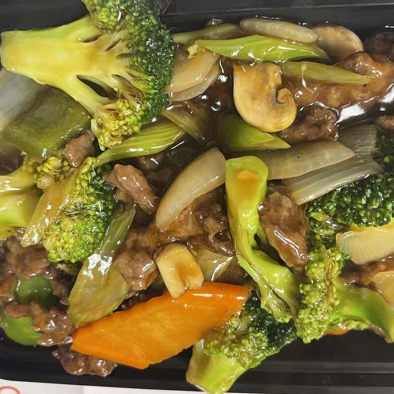 60. Beef w. Mixed Vegetable (Lg)